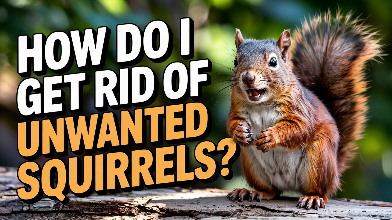 How Do I Get Rid Of Unwanted Squirrels