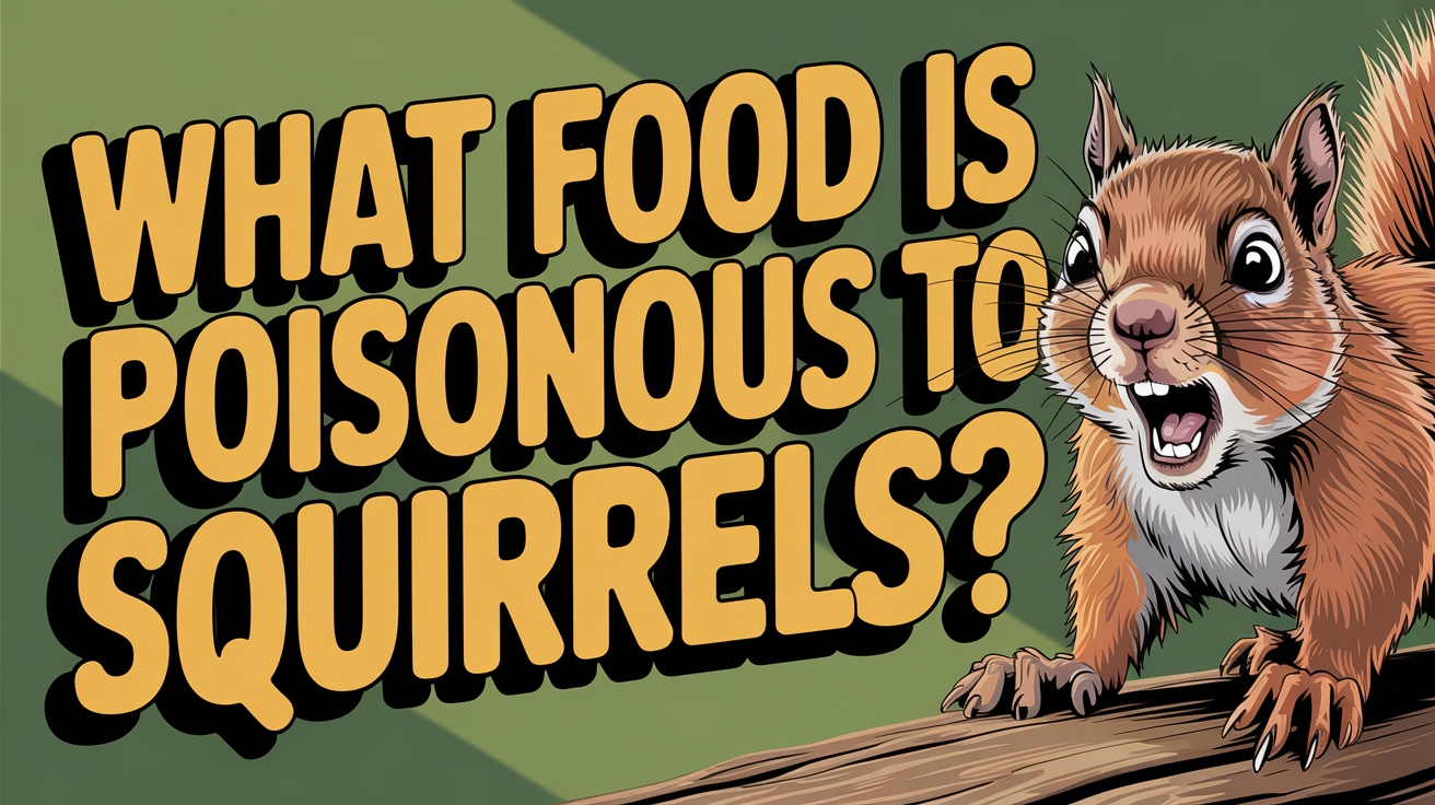 What food is poisonous to squirrels
