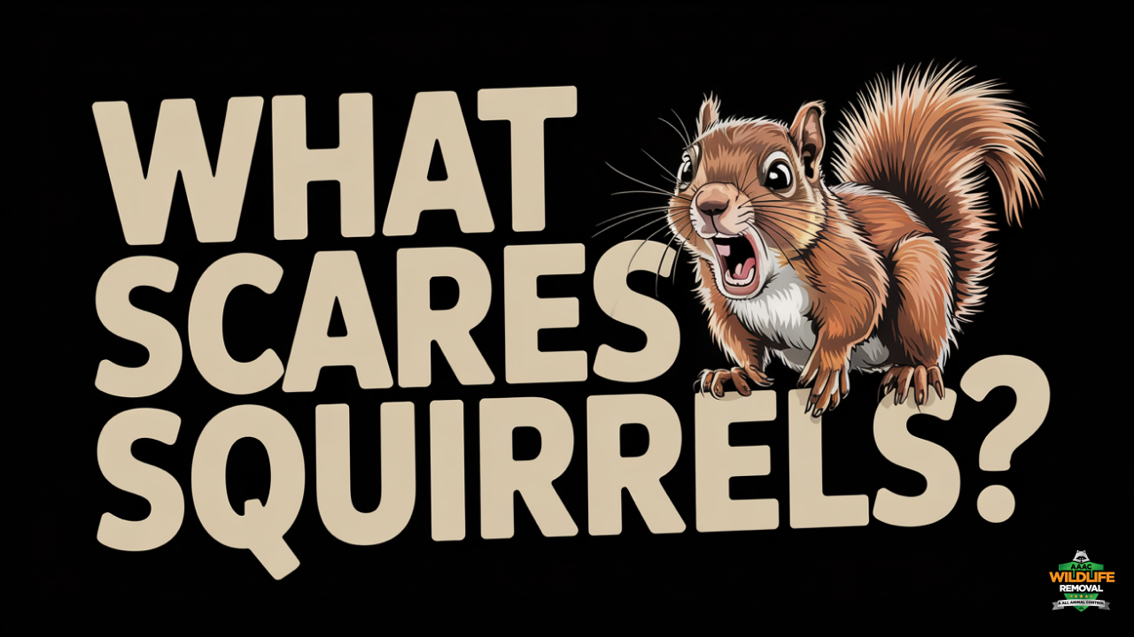 what scares squirrels?