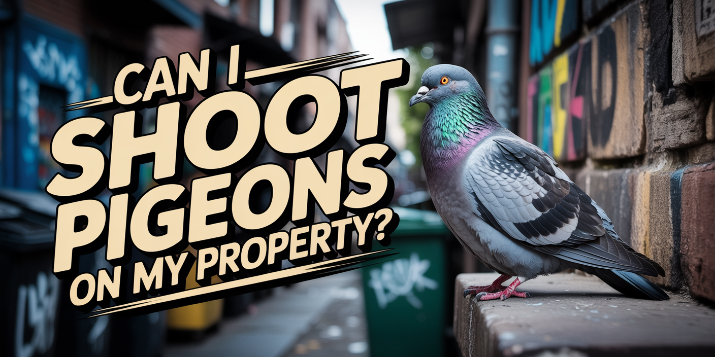 Can I shoot pigeons on my property?