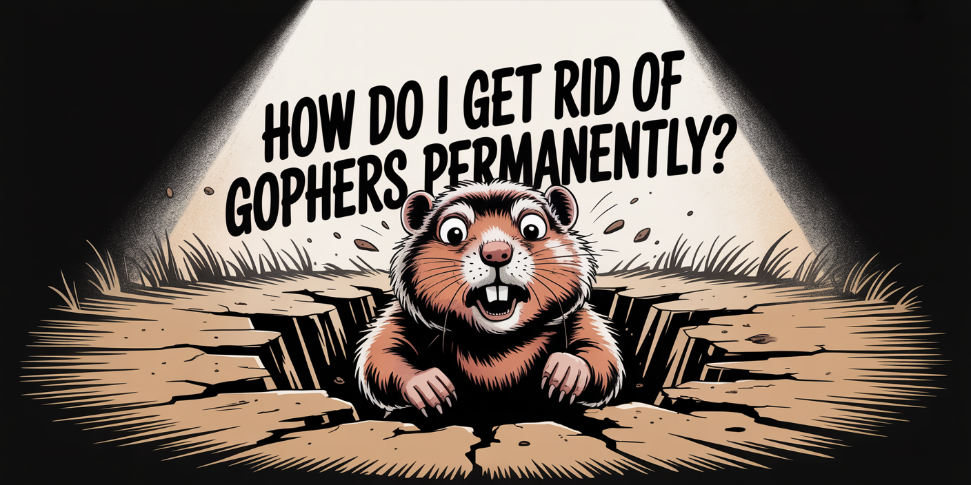 How do I get rid of gophers permanently?