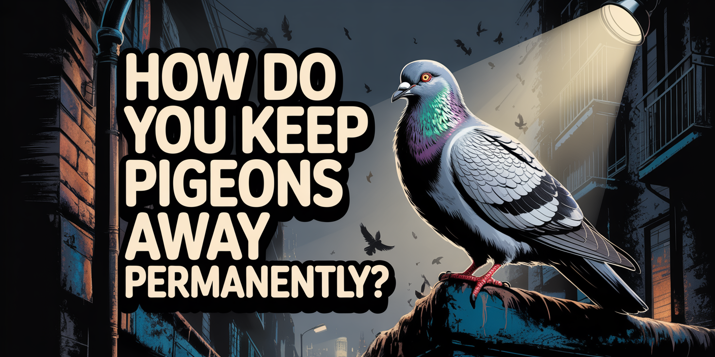 How do you keep pigeons away permanently?