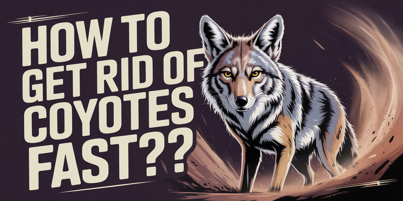 How to get rid of coyotes fast?