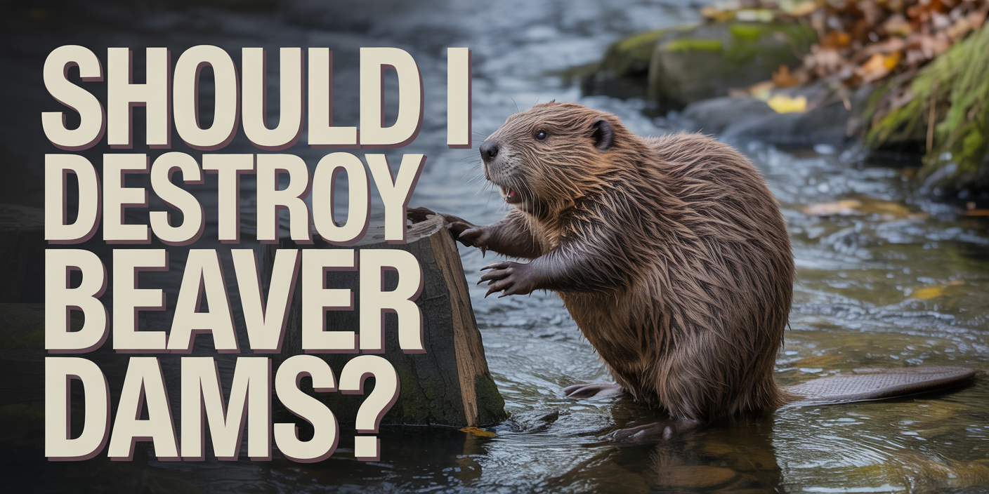 Should I destroy beaver dams?