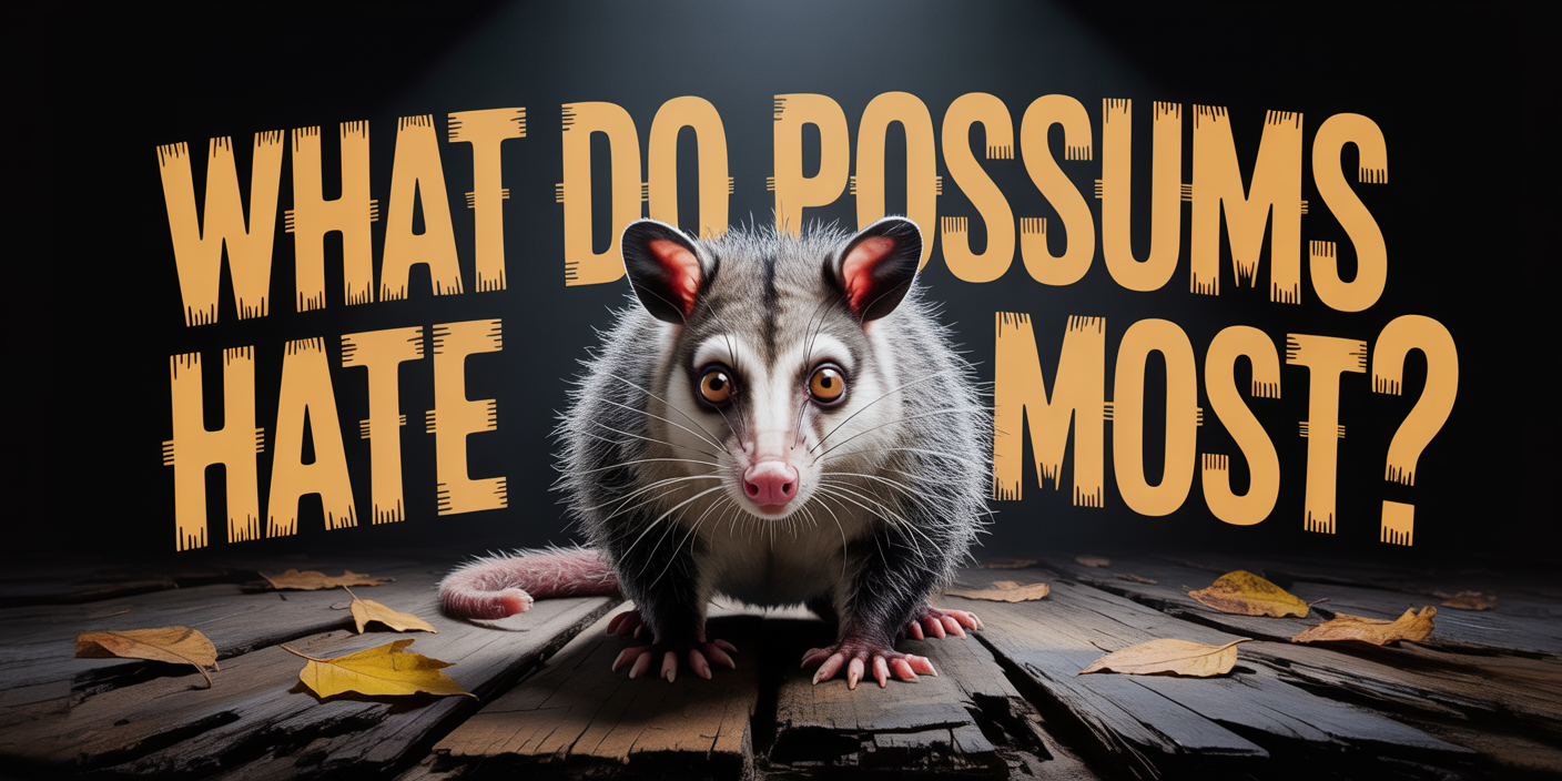 What do possums hate most?
