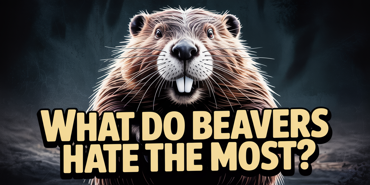 What do beavers hate the most?