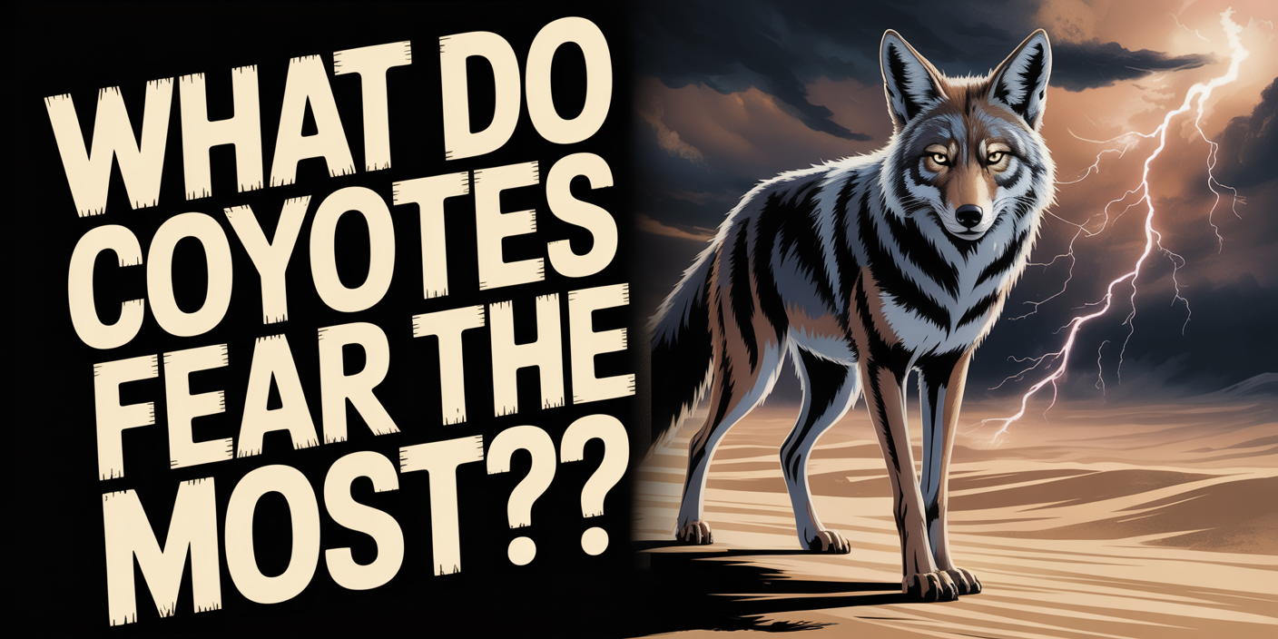 What do coyotes fear the most?