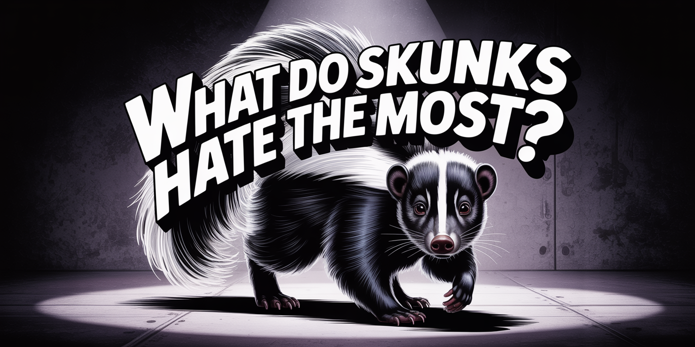 What do skunks hate the most?
