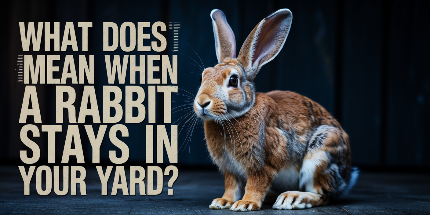 What Does it Mean When a Rabbit Stays In Your Yard?
