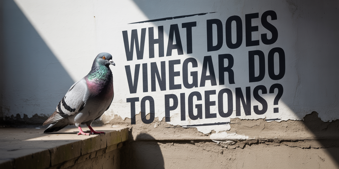 What does vinegar do to pigeons?