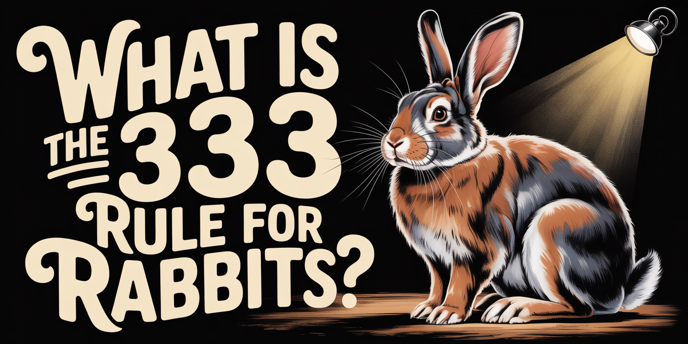 What is the 3 3 3 rule for rabbits?