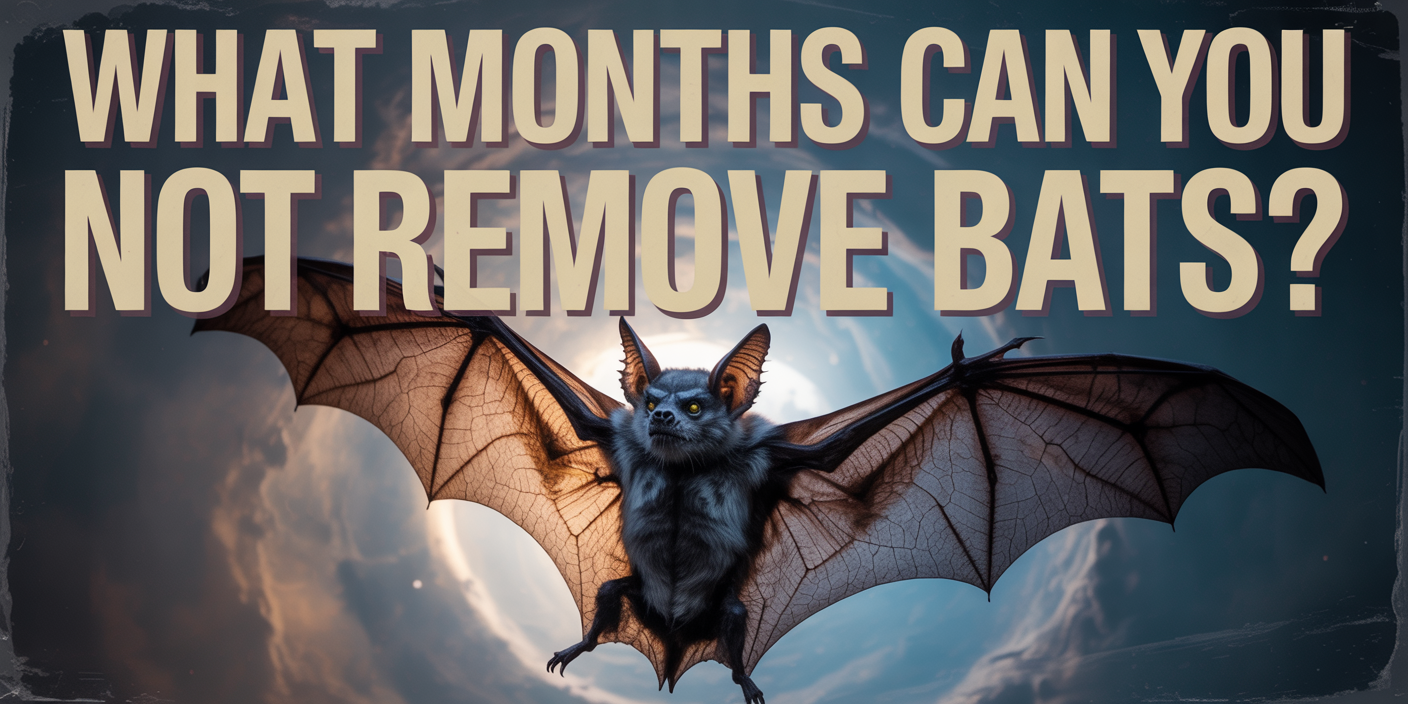 What months can you not remove bats?