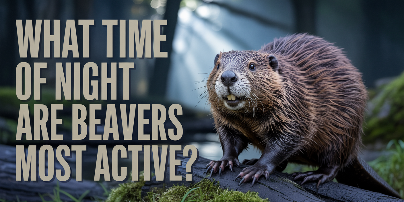What time of night are beavers most active?