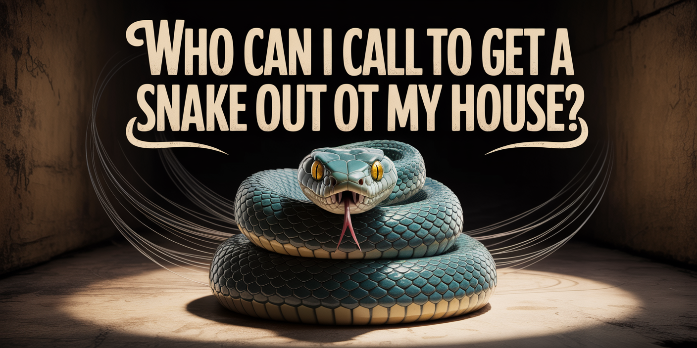 Who can I call to get a snake out of my house?