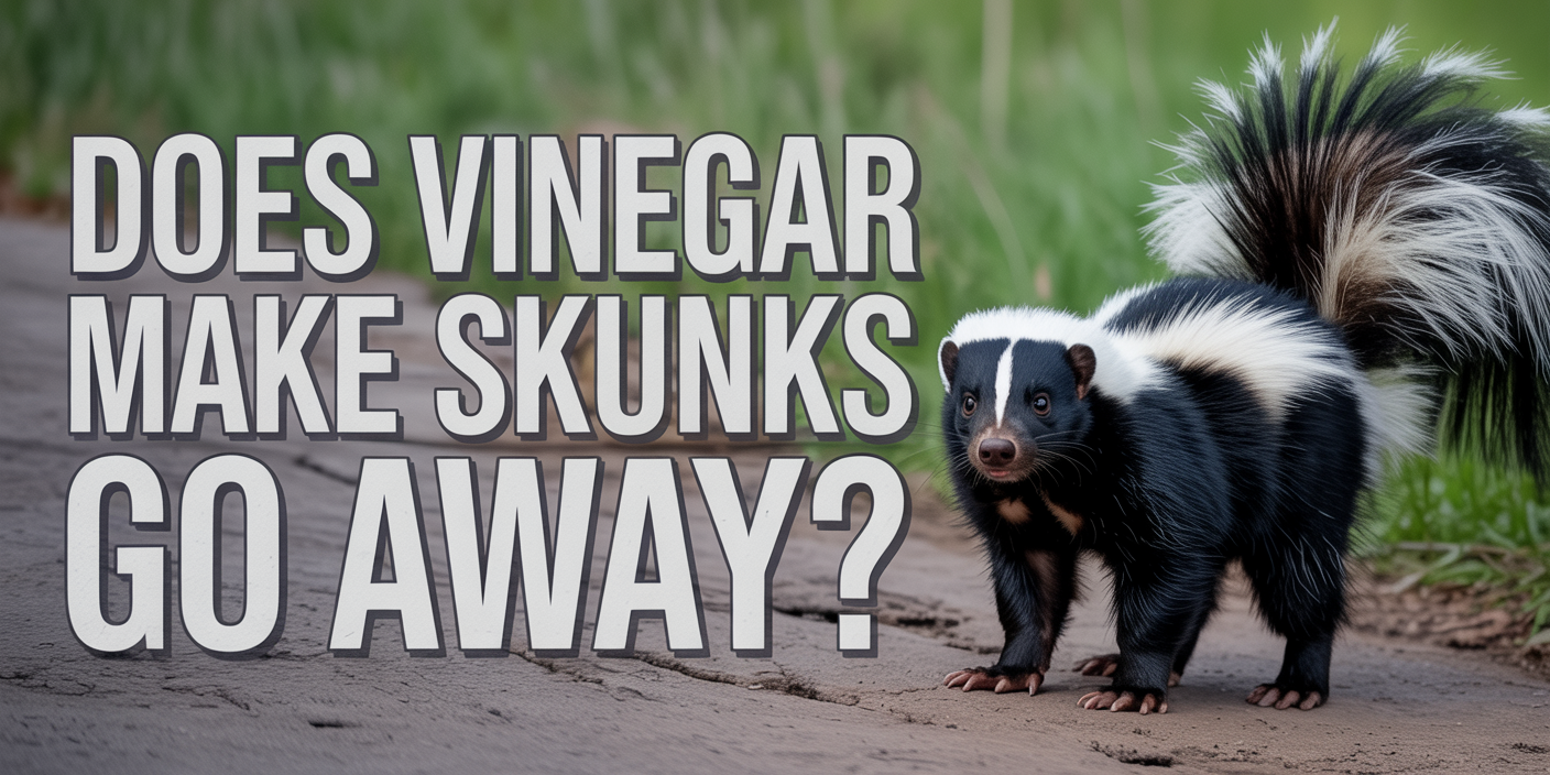 Does Vinegar Make Skunks Go Away?