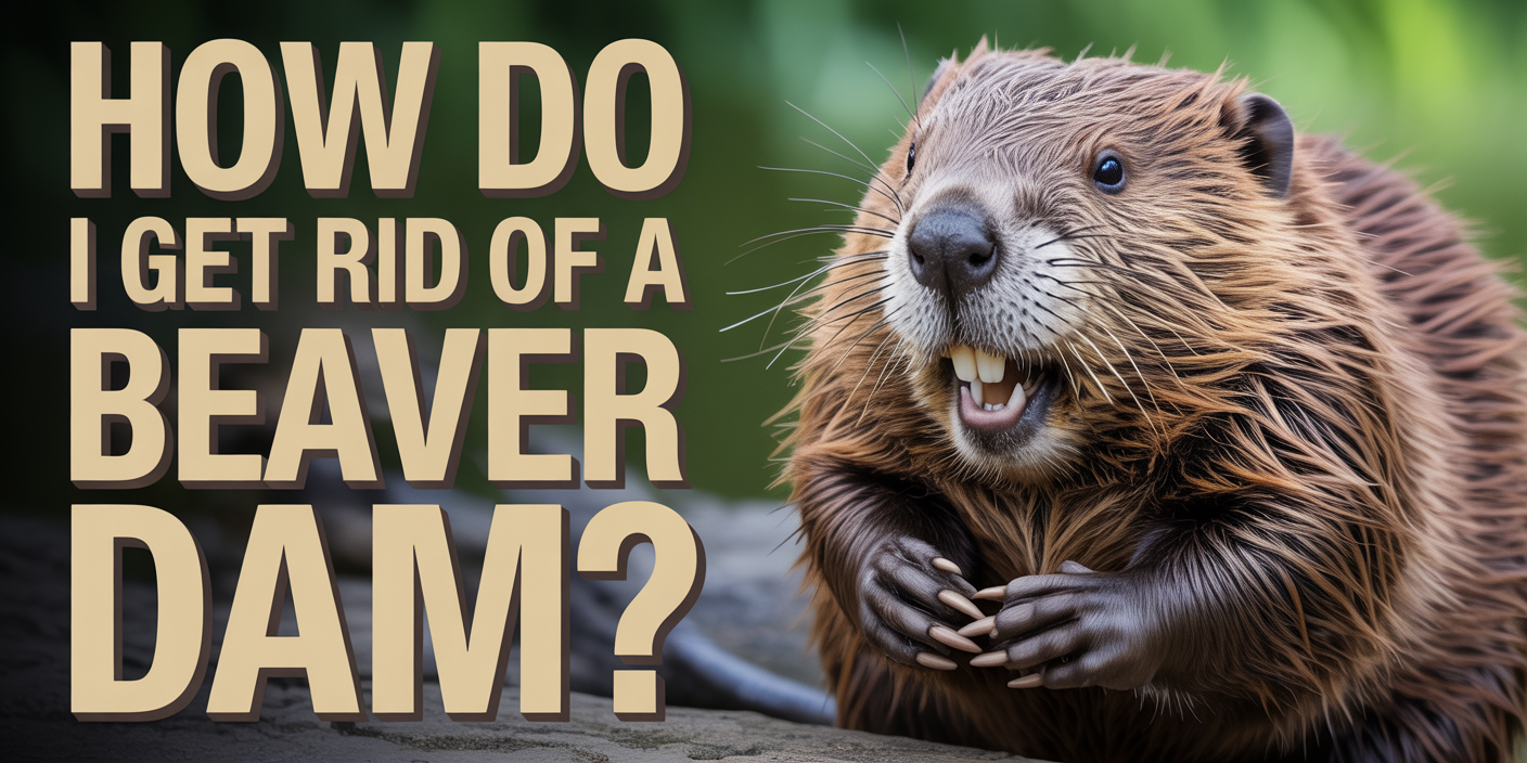 How do I get rid of a beaver dam?