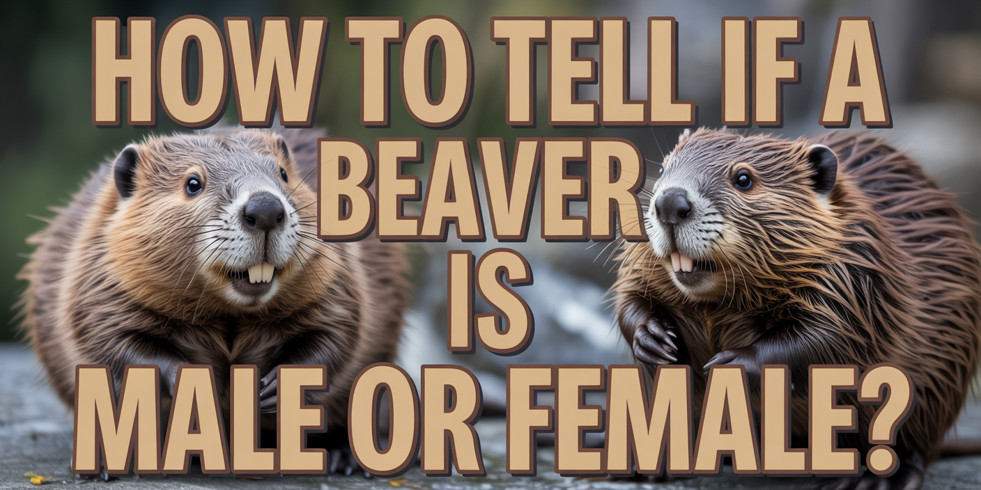How to tell if a beaver is male or female?