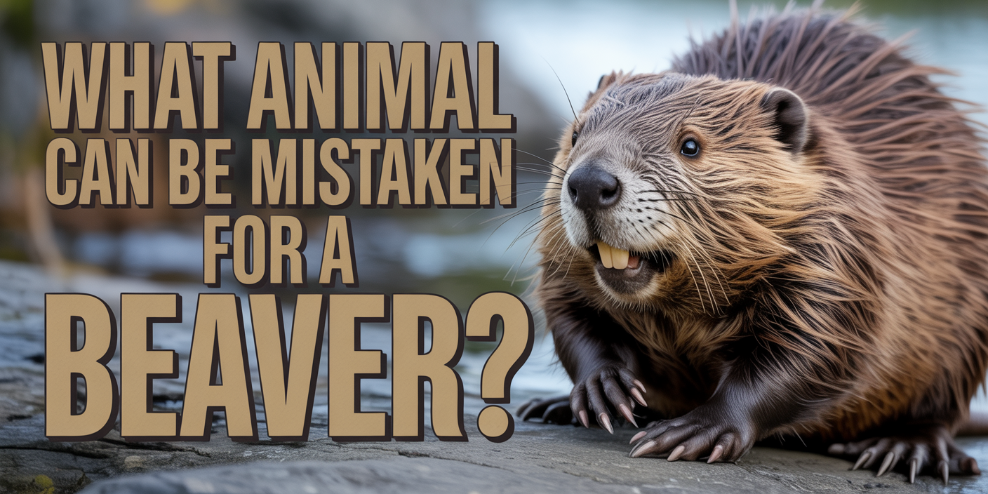 What animal can be mistaken for a beaver?