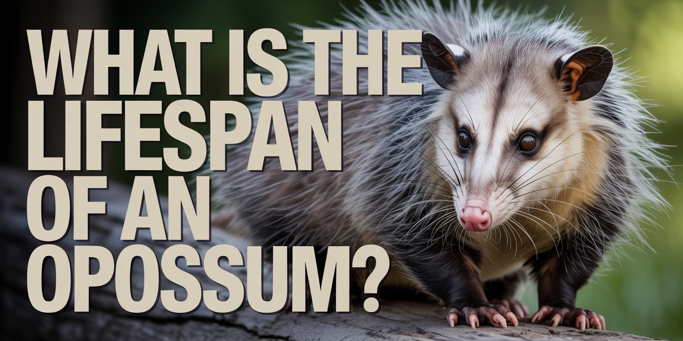 What is the lifespan of an opossum?