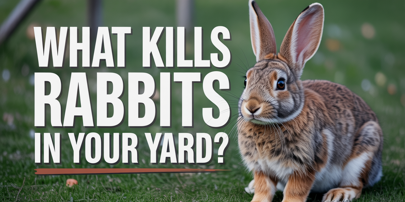 What kills rabbits in your yard?