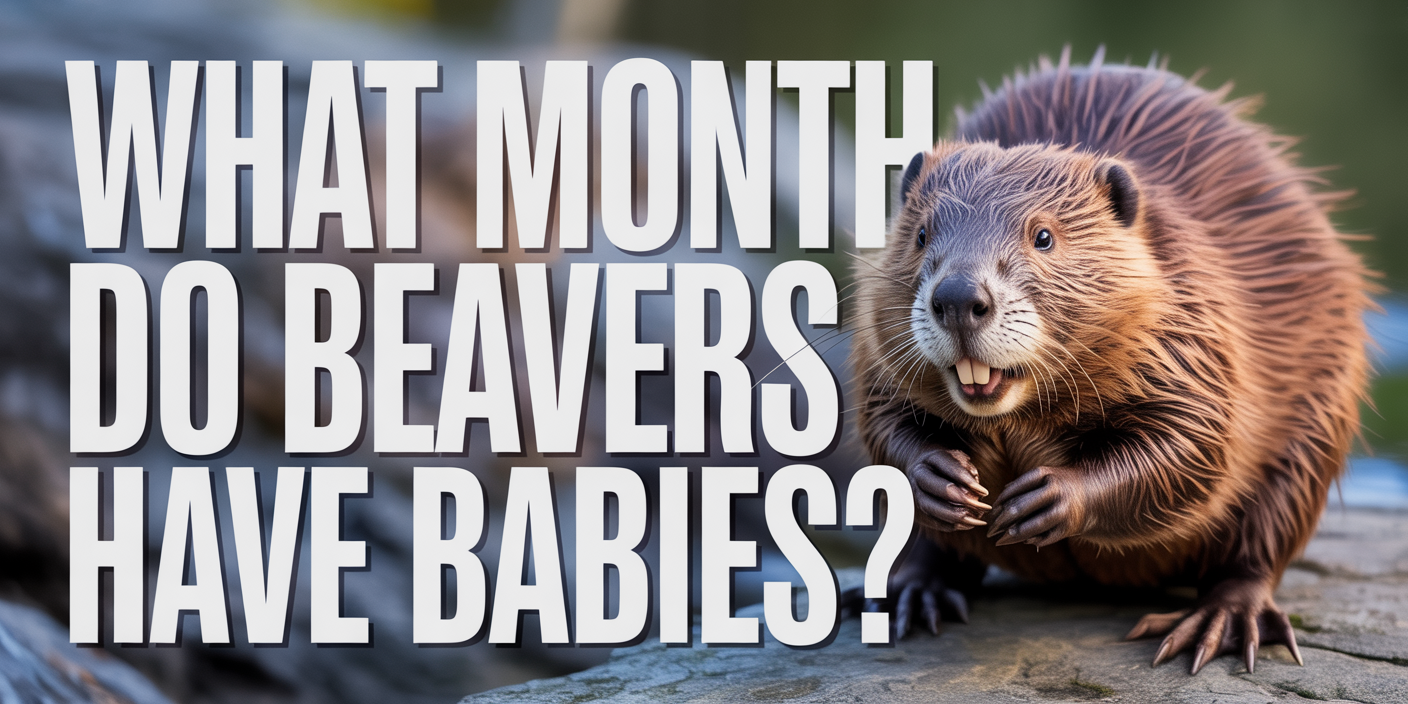 What month do beavers have babies?