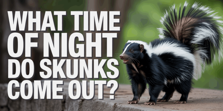What time of night do skunks come out? - AAAC Wildlife Removal of Dallas