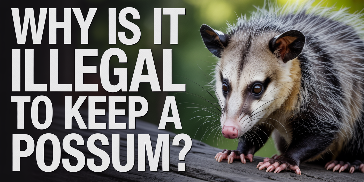 Why is it illegal to keep a possum?