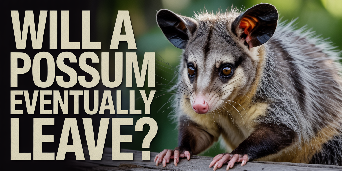 Will a possum eventually leave?